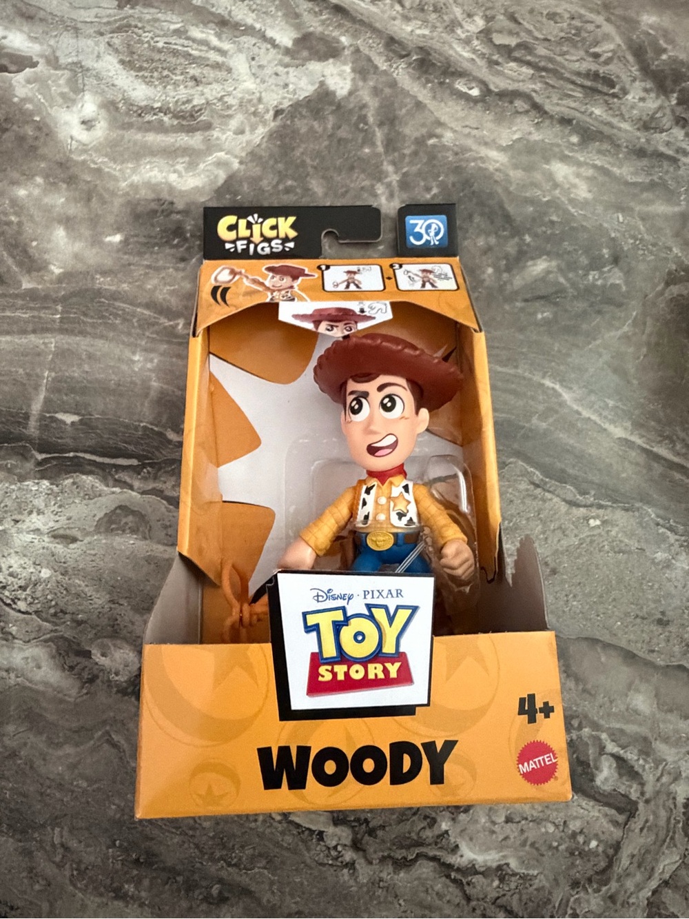 Mattel Toy Story Woody Figure - Yellow, Brown